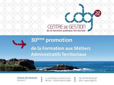 30 ème promotion de la Formation aux Métiers Administratifs Territoriaux.