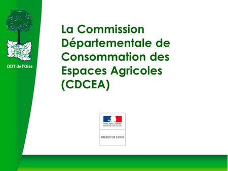 La Commission Départementale de Consommation des Espaces Agricoles (CDCEA)