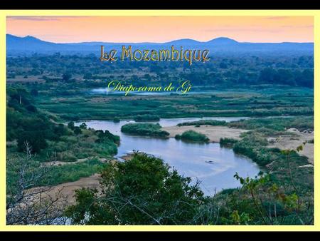 Diaporama de Gi 31 photographies qui vous transporteront jusqu ’ aux splendides terres du Mozambique. Situ é à l ’ ouest du continent africain, le Mozambique.