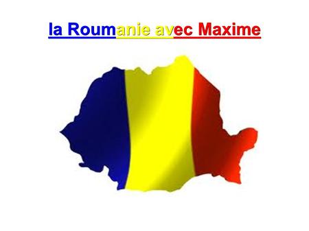 La Roumanie avec Maxime. La Roumanie ● La Roumanie se situe au sud-est de l' Europe centrale. ● Sa superficie est de ● 237000 KM² soit 4,8 % du continent.