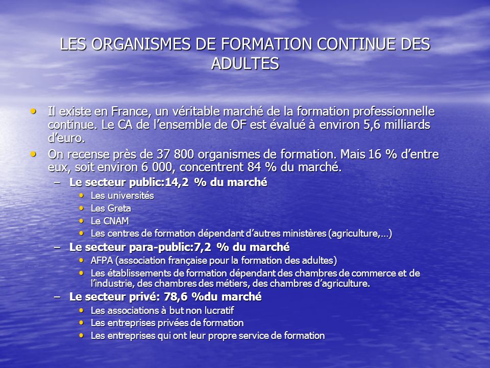 Formation Continue D Adultes