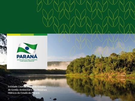 Entidade Coordenadora do Sistema de Gestão Ambiental e dos Recursos Hídricos do Estado do Paraná.