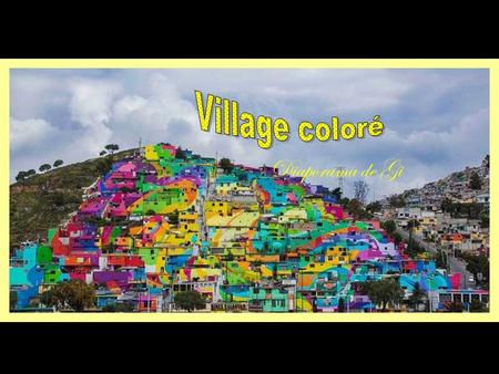 Diaporama de Gi Épuisés par la violence, les habitants de Palmitas ont décidé d ’ unir leur communauté en colorant toute la ville Les artistes de l ’