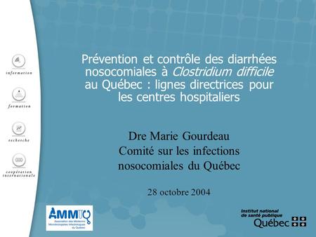 Comité sur les infections nosocomiales du Québec