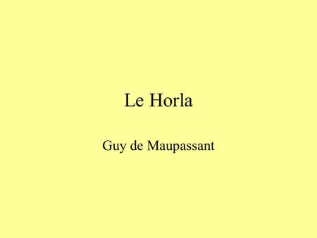 les rencontre de guy de maupassant