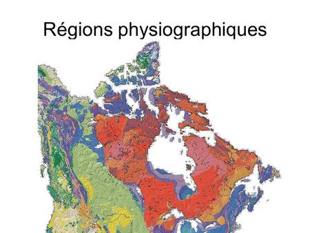 Régions physiographiques