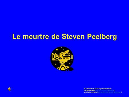 Le meurtre de Steven Peelberg