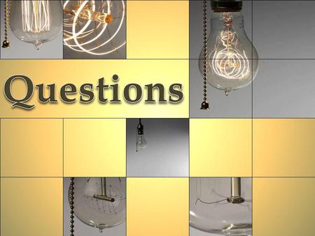 Questions Light Bulb Questions (Intermediate)