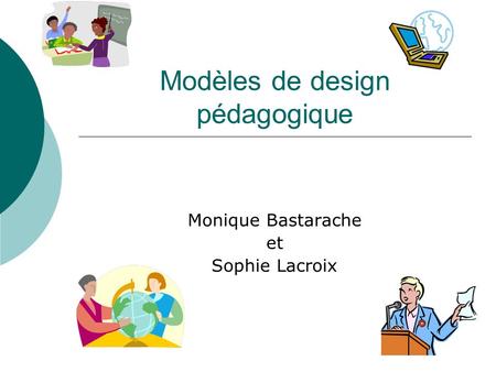 Modèles de design pédagogique