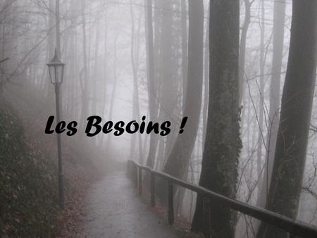 Les Besoins !.