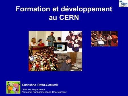 Formation et développement au CERN