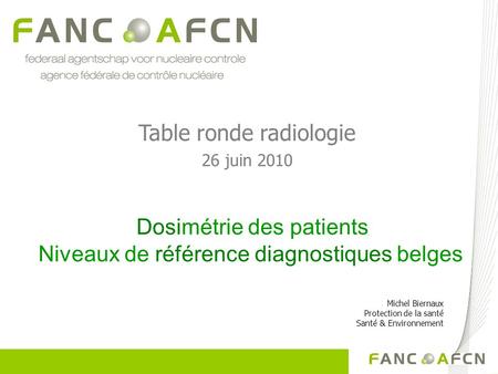 Table ronde radiologie