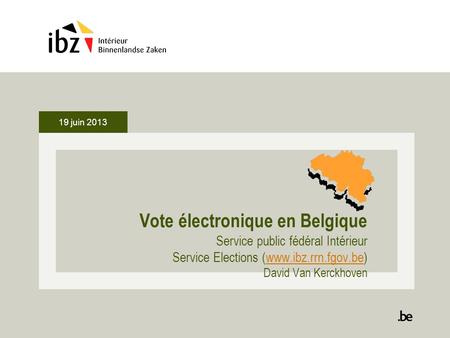 Vote électronique en Belgique