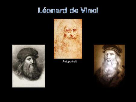 Léonard de Vinci Autoportrait.