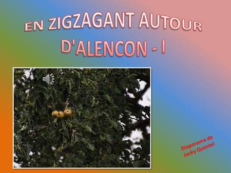 EN ZIGZAGANT AUTOUR D'ALENCON - I