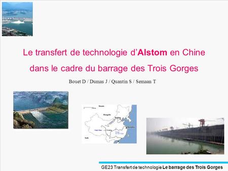 Le transfert de technologie d’Alstom en Chine