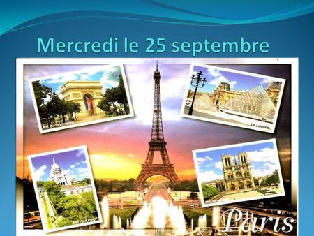 FRENCH CLUB Thursday, Sept. 26 th 2:35-3:30. 1 st meeting: MUST bring your dues- $20.00 cash or check to KCHS French Club or no admittance! Well elect.
