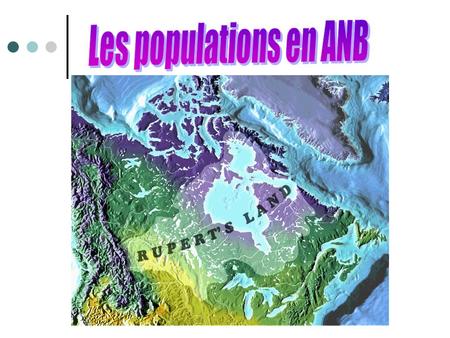 Les populations en ANB.