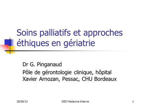 13ème rencontres de gérontologie pratique