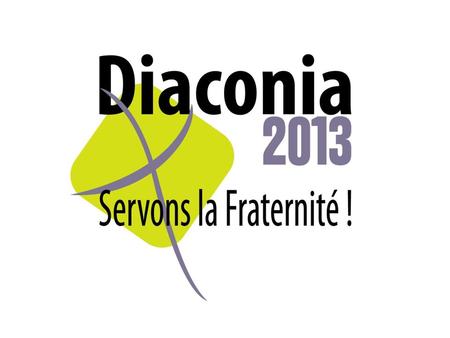 Diaconia avec les jeunes Document de présentation de la démarche Mars 2012 Ensemble, préservons la création.
