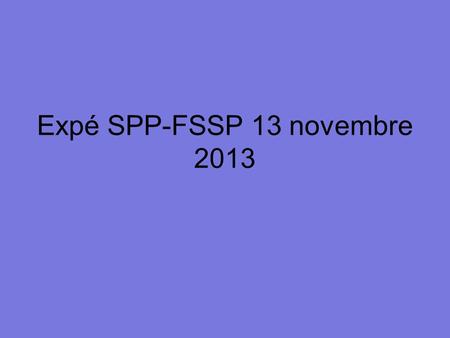 Expé SPP-FSSP 13 novembre 2013. Expérience SPP-FSSP Journée du 13 novembre SPP et FSSP sur le mât Données moyennées sur 1 min Vitesse des particules dans.