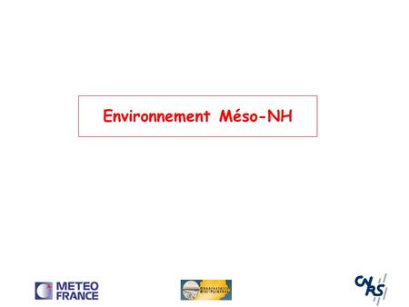 Environnement Méso-NH