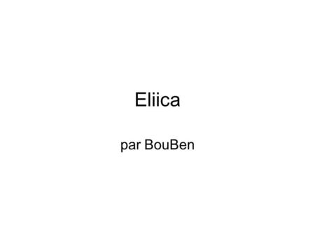 Eliica par BouBen.