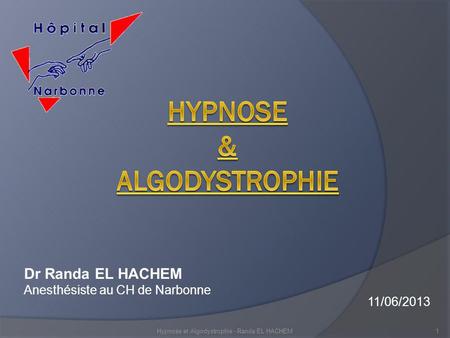 HypNose & ALGODYsTROPHIE