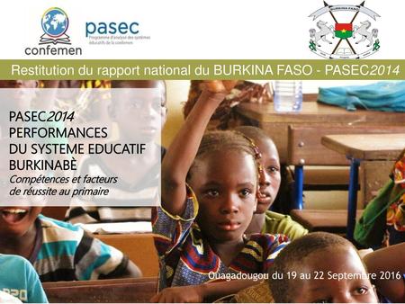 Ouagadougou du 19 au 22 Septembre 2016