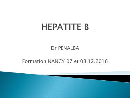 Dr PENALBA Formation NANCY 07 et