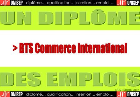 > BTS Commerce international