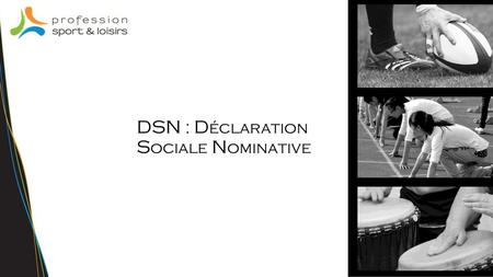 DSN : Déclaration Sociale Nominative.