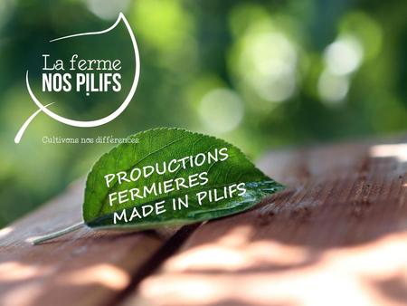 PRODUCTIONS FERMIERES MADE IN PILIFS.
