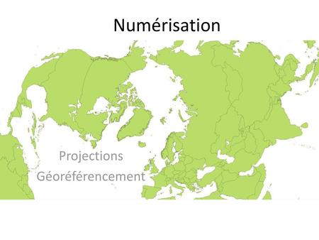 Pourquoi est-il nécessaire de comprendre les projections et le géoréférencement? (->diverses sources à superposer pour croiser les informations) GEOREFERENCEMENT.