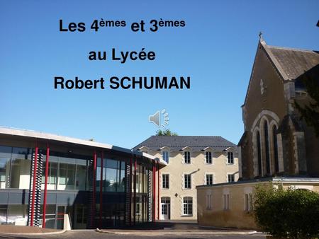 Les 4èmes et 3èmes au Lycée Robert SCHUMAN.