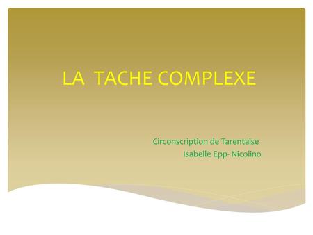 Circonscription de Tarentaise Isabelle Epp- Nicolino