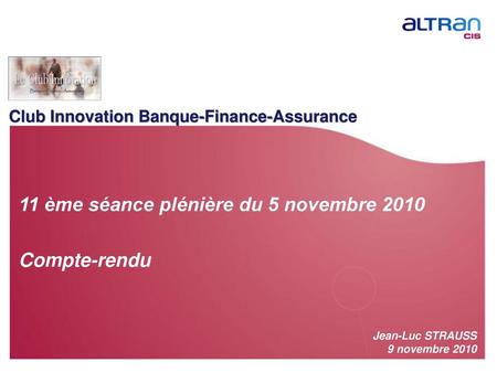 Club Innovation Banque-Finance-Assurance