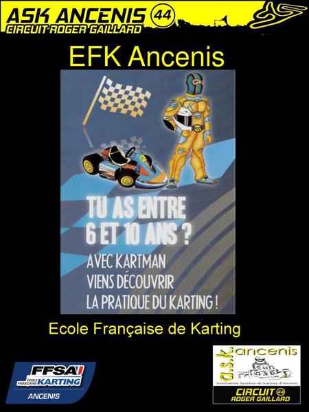 EFK Ancenis Ecole Française de Karting.