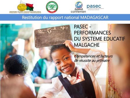 Restitution du rapport national MADAGASCAR