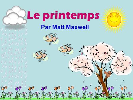 Le printemps Par Matt Maxwell.
