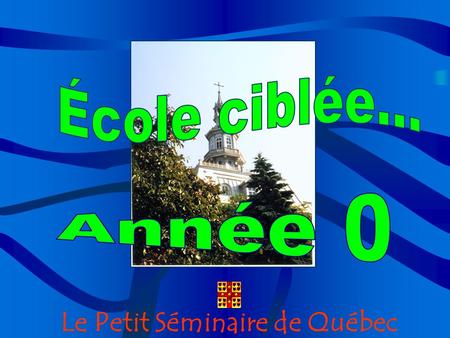 Le Petit Séminaire de Québec. Ressources du milieu Réinvestissement Rétroactions individuelles.