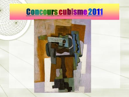 Concours cubisme 2011.