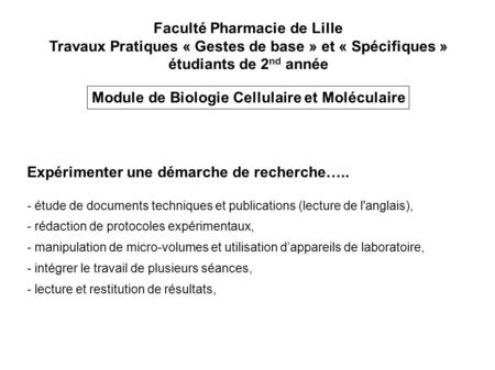 Faculté Pharmacie de Lille