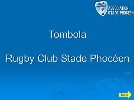 Tombola Rugby Club Stade Phocéen