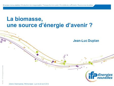 La biomasse, une source d’énergie d’avenir ?