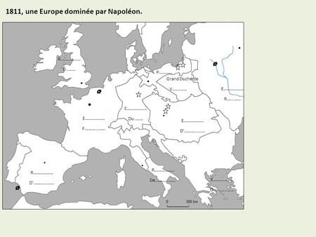 1811, une Europe dominée par Napoléon.