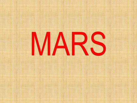 MARS.