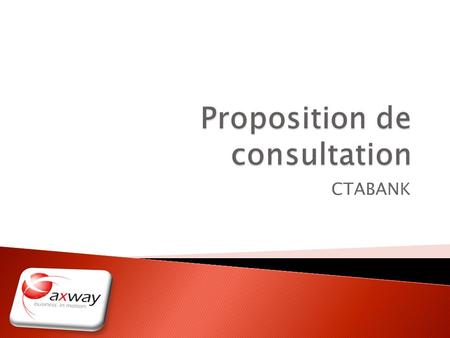 Proposition de consultation