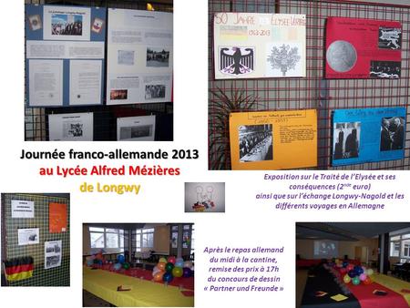 Journée franco-allemande 2013 au Lycée Alfred Mézières de Longwy