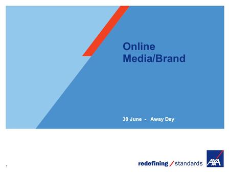 1 Encombrement maximum du logotype depuis le bord inférieur droit de la page (logo placé à 1/3X du bord; X = logotype) Online Media/Brand 30 June - Away.